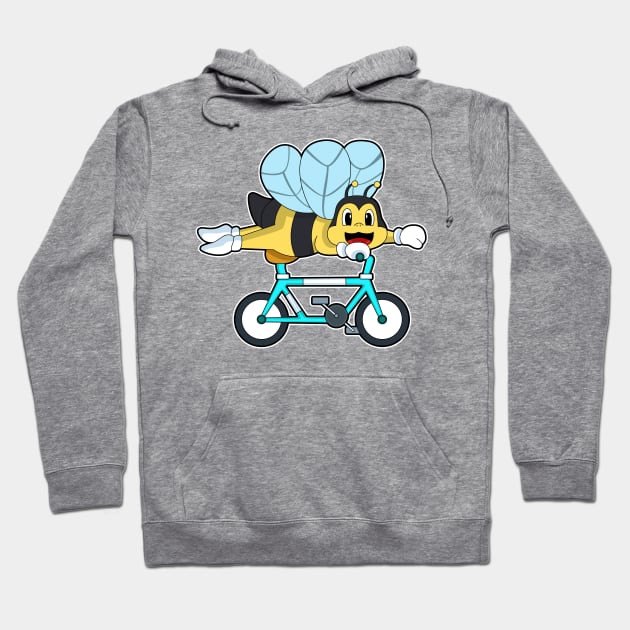 Bee with Bicycle Hoodie by Markus Schnabel